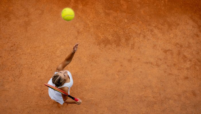 The Bubble Club tennisspelen buiten