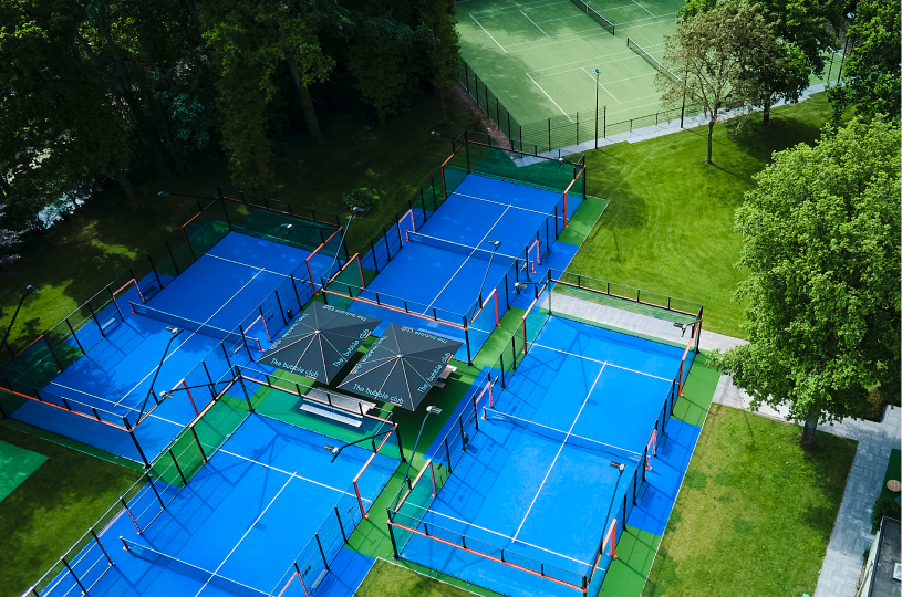 The Bubble Club Blaricum buitenbanen en tennisbanen