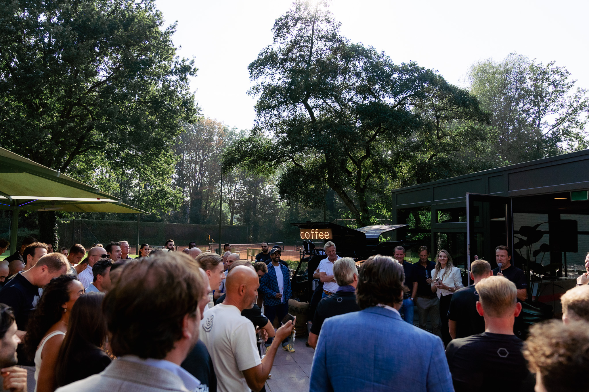 Sportief padeltoerooi in Het Gooi
